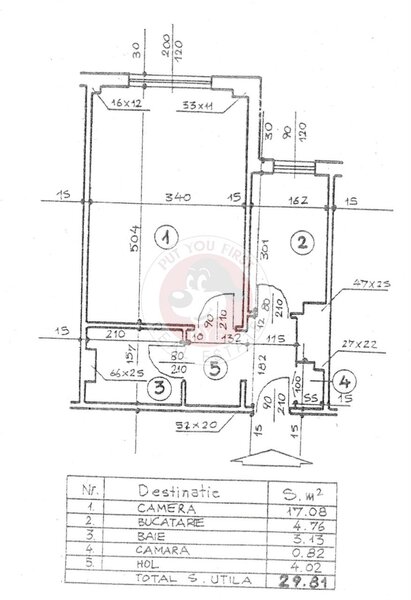 Tineretului | Garsoniera | Decomandat | 30mp | B11891